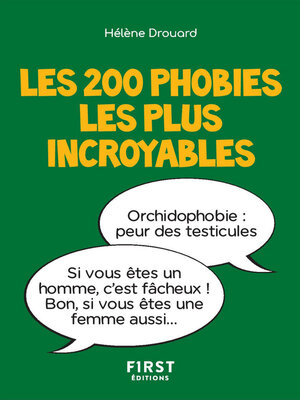 cover image of Les 200 phobies les plus incroyables